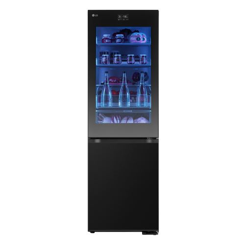 Frigorífico Combinado LG GBG7190CEV | 186x59,5x67,6 cm | 239 L | C | Preto For Sale