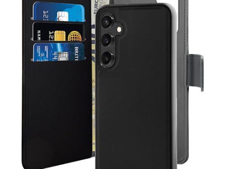 Capa Destacável Wallet em Ecopele Puro para Samsung Galaxy A35 - Preta Supply