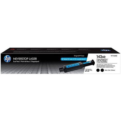 Kit 2 Recargas Toner HP 143AD - Preto Cheap