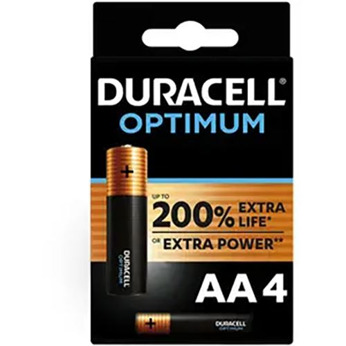 Pilhas Alcalinas Duracell Optimum AA - 4 Unidades Online Sale