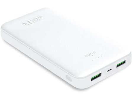 Powerbank com Fast Charging Puro White 20000 mAh + Cabo USB  USB-C 0.2m - Branco Hot on Sale