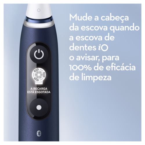 Escova de Dentes Elétrica Oral-B iO 7S Sapphire - Azul Fashion