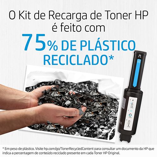 Kit 2 Recargas Toner HP 143AD - Preto Cheap