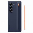 Capa Samsung + S Pen para Galaxy Z Fold6 - Azul Escura For Cheap