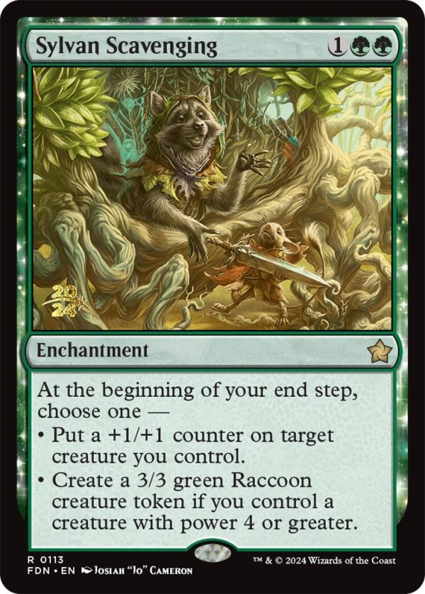 Sylvan Scavenging [Foundations Prerelease Promos] Online Sale