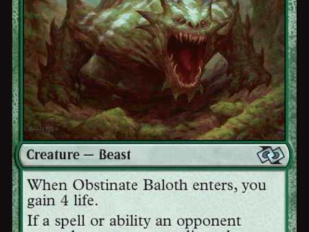 Obstinate Baloth [Foundations Jumpstart] Online