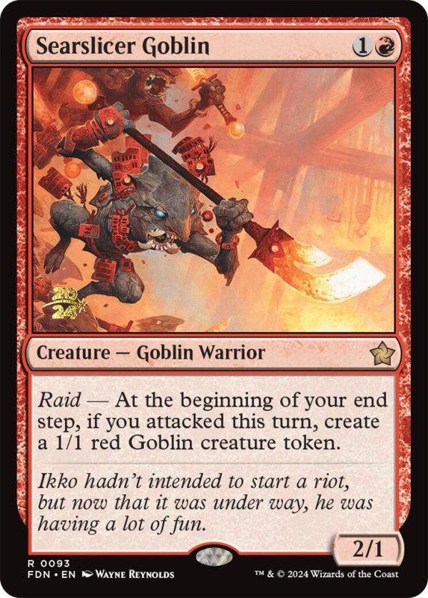 Searslicer Goblin [Foundations Prerelease Promos] Online Hot Sale