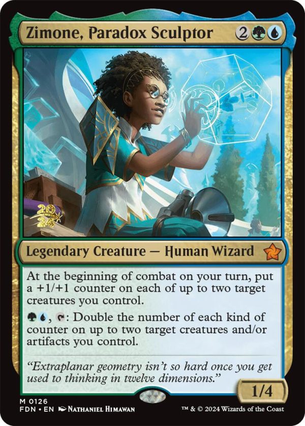 Zimone, Paradox Sculptor [Foundations Prerelease Promos] Cheap