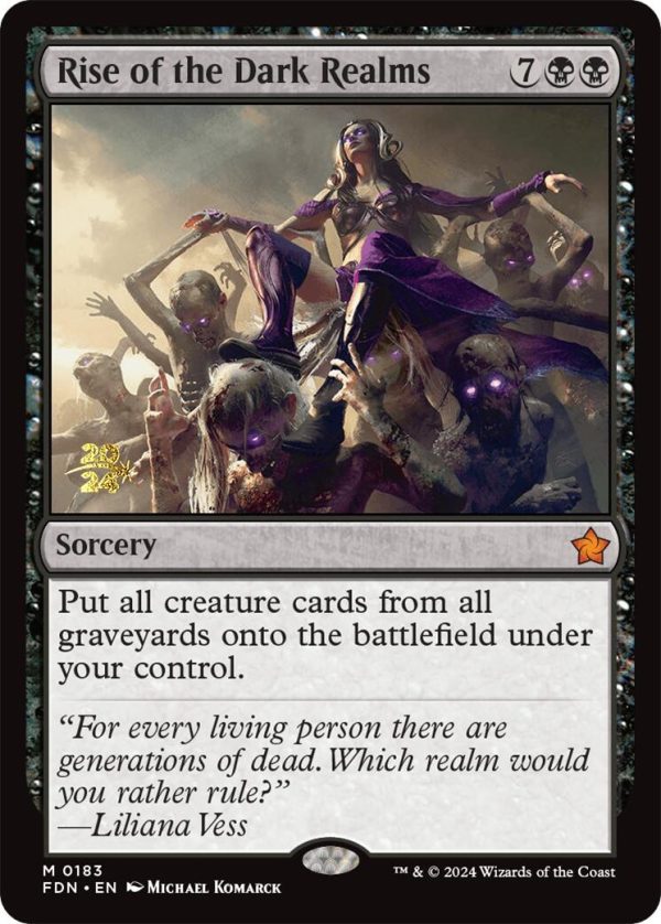 Rise of the Dark Realms [Foundations Prerelease Promos] Online now