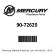 Mercury - Catalog-parts - 90-72629 Online